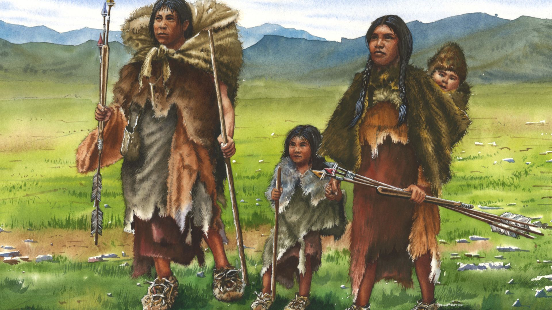 Warawara, Phaxsi, Wiskachita, and Panqarita as illustrated by Sandro Edwin Alania Pari in the book, The Hunters of Puno.