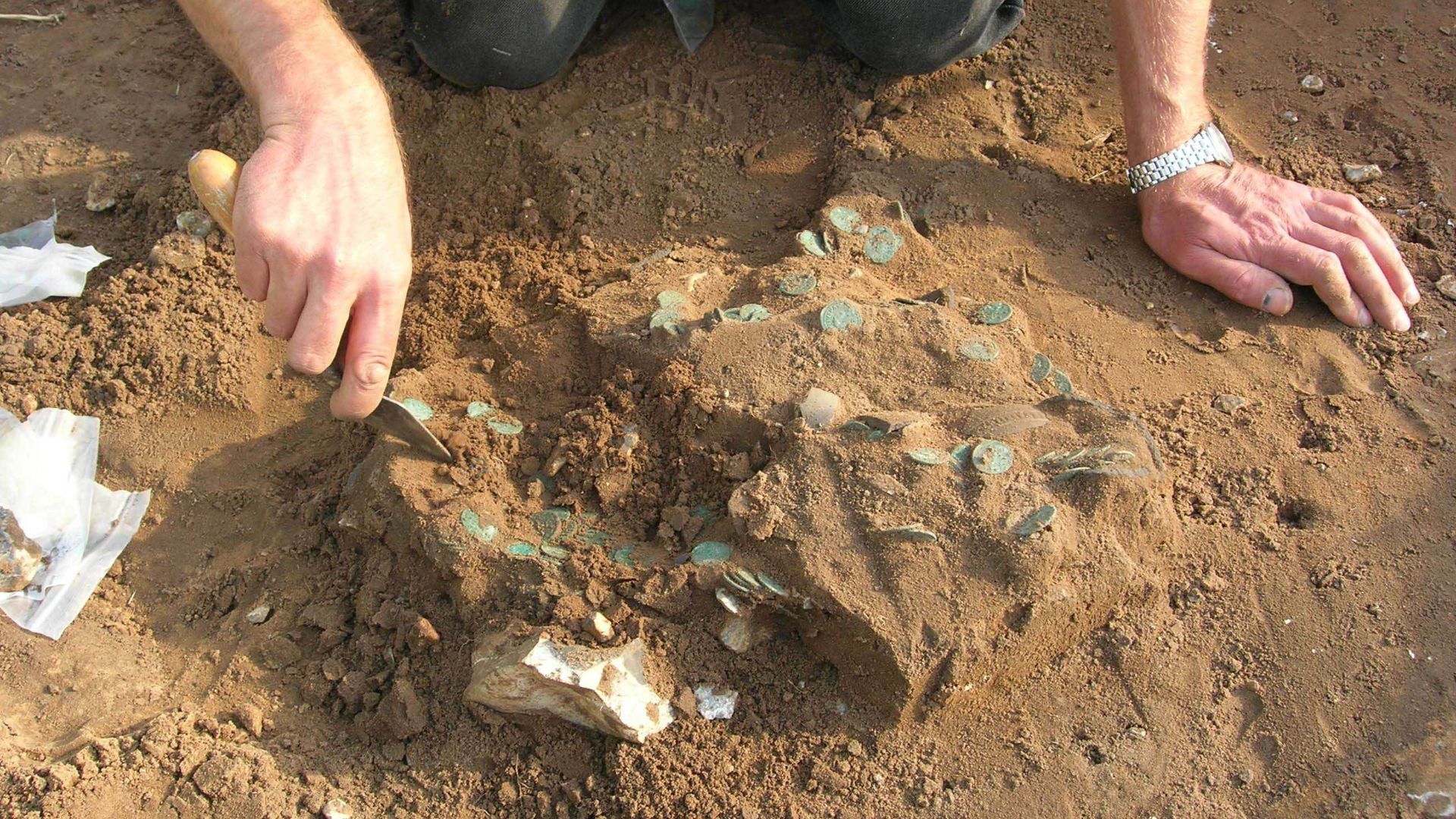 Carausius and Allectus Hoard excavation