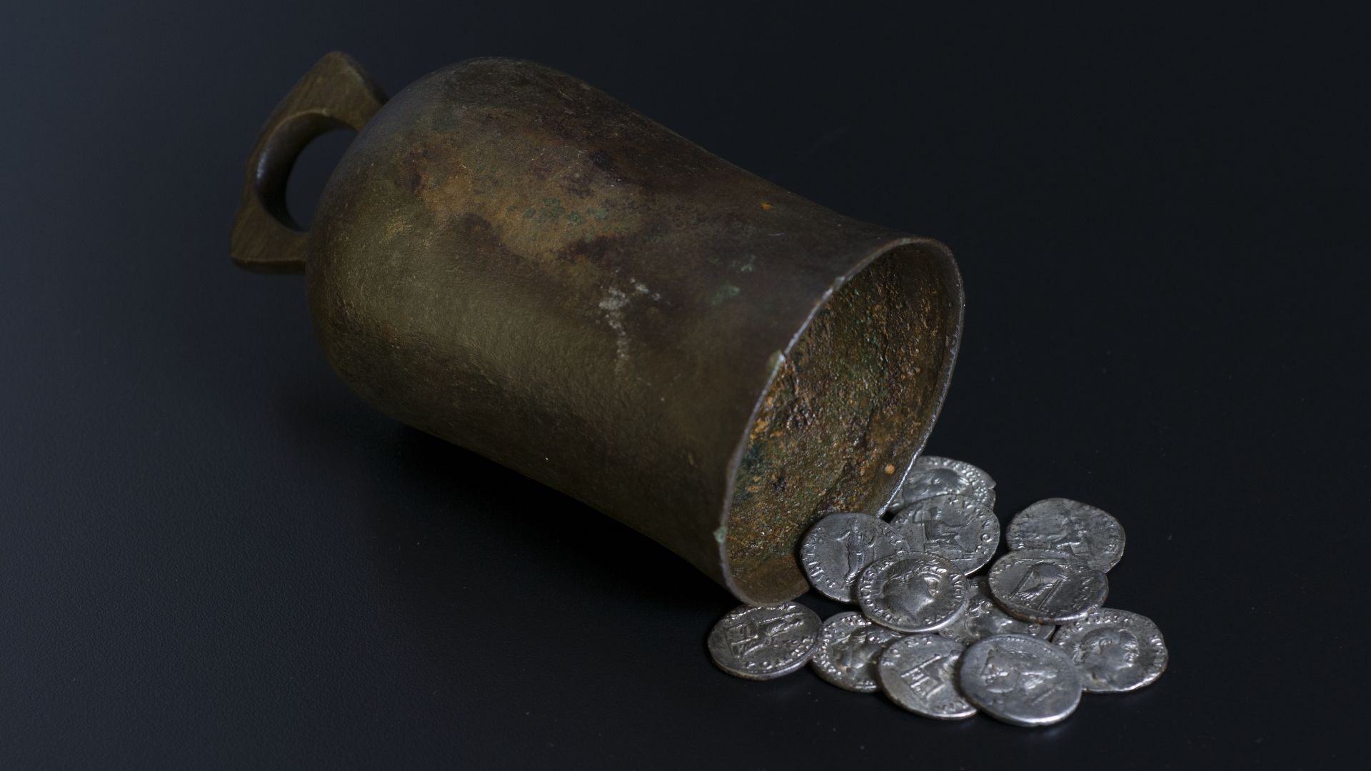 Binnington Carr Hoard, YORYM : H2401. In the Yorkshire Museum (York Museums Trust)