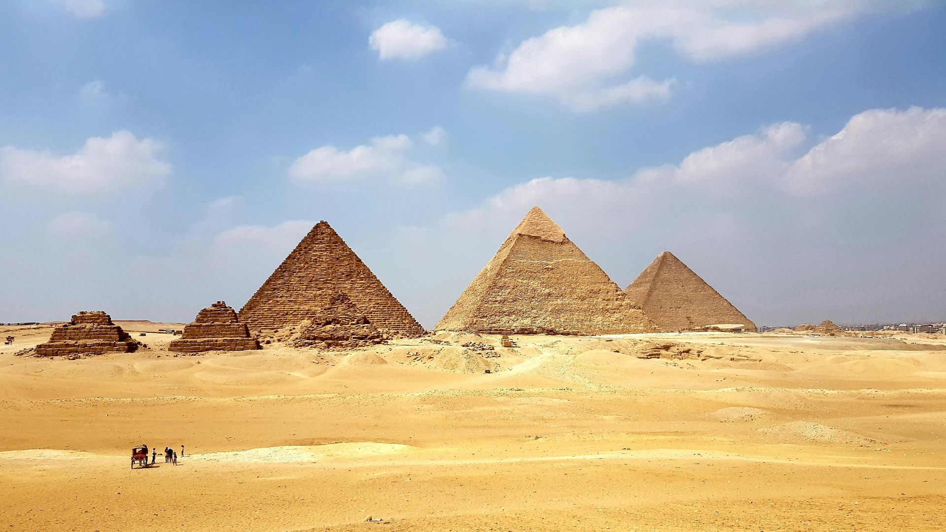 brown pyramid under blue sky during daytime