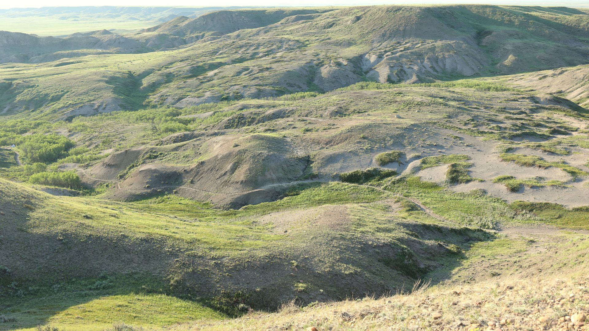Grasslands National Park view 70 Mile Butte, Saskatchewan, Canada