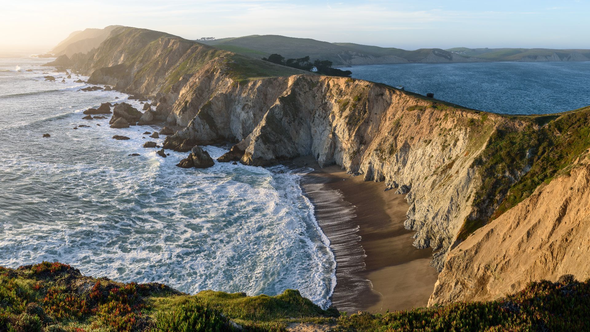Headlands of Point Reyes National Seashore, California.