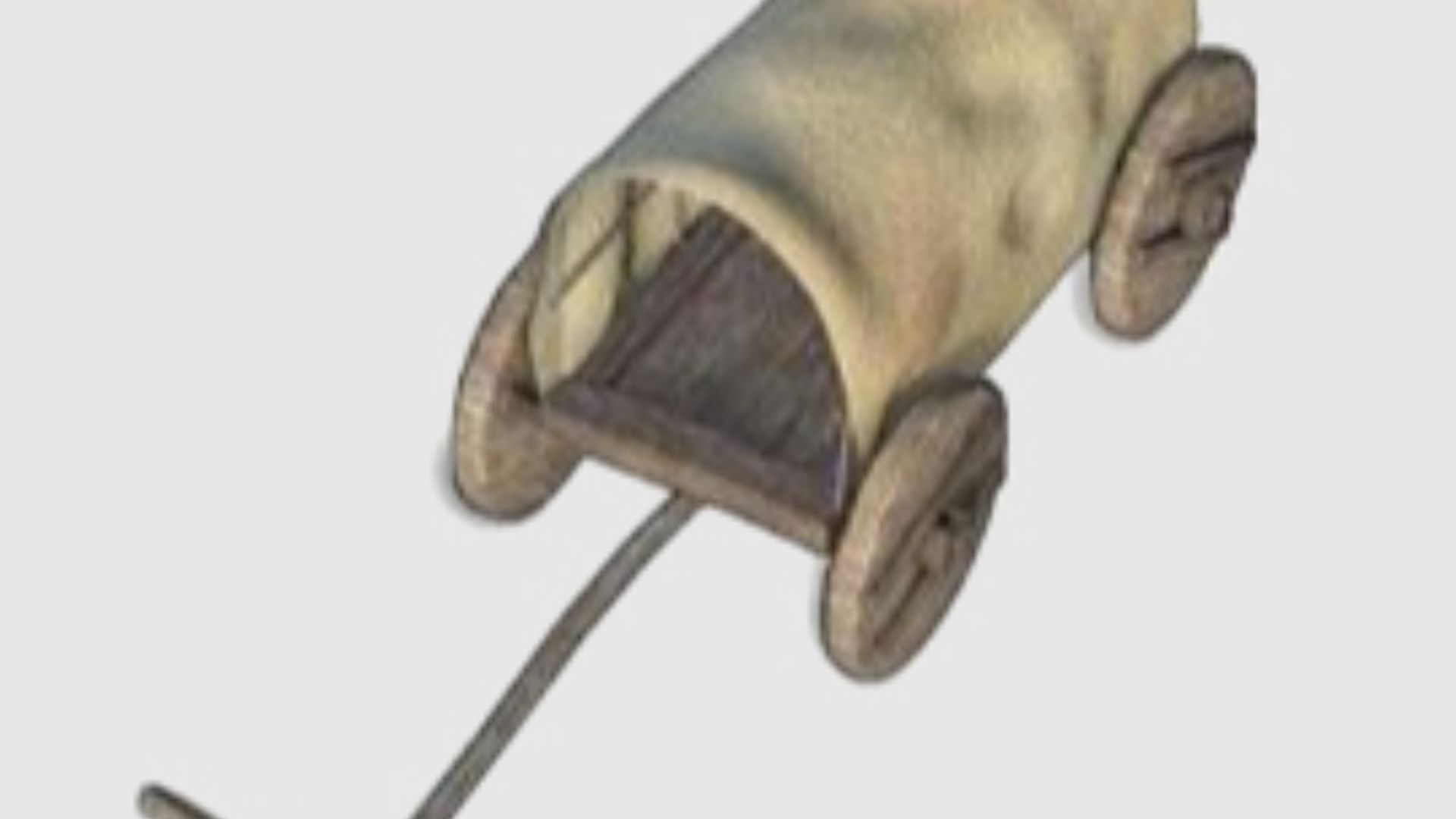 Illustration of a Yamnaya culture wagon