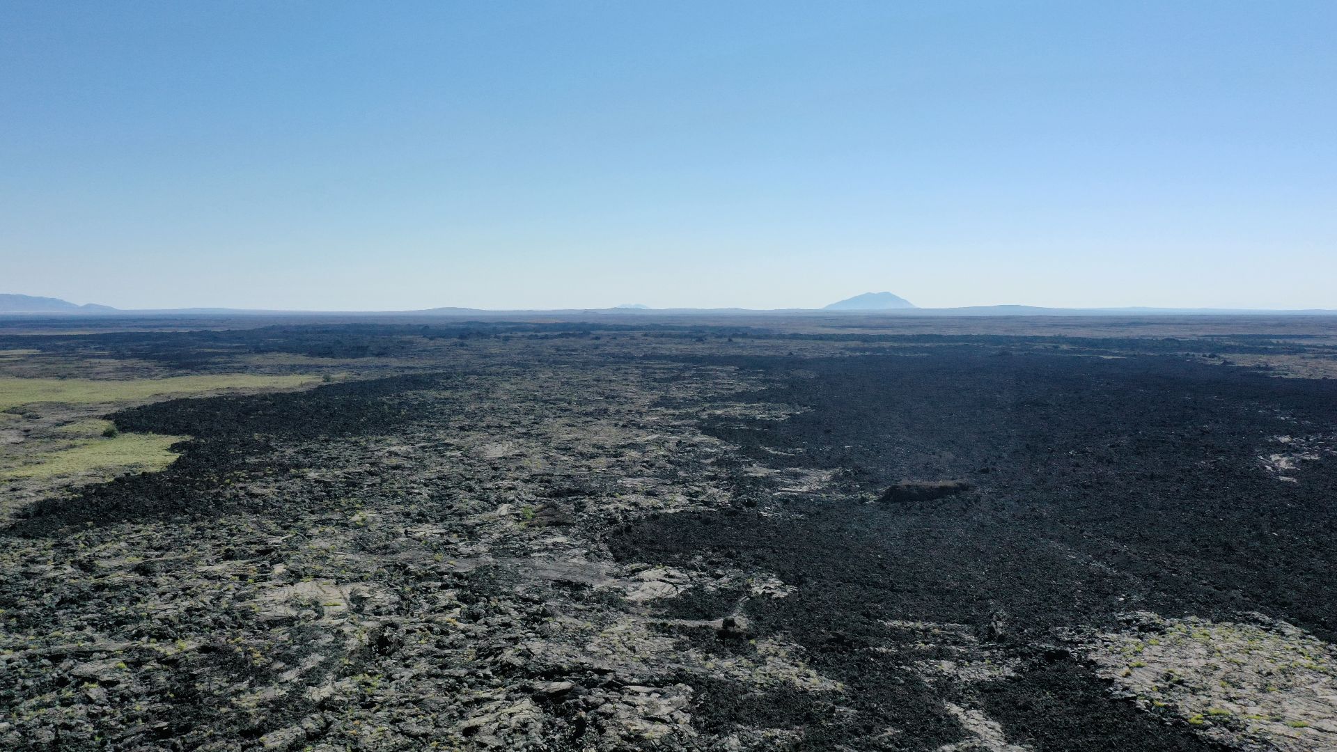 Craters of the Moon aerial view.