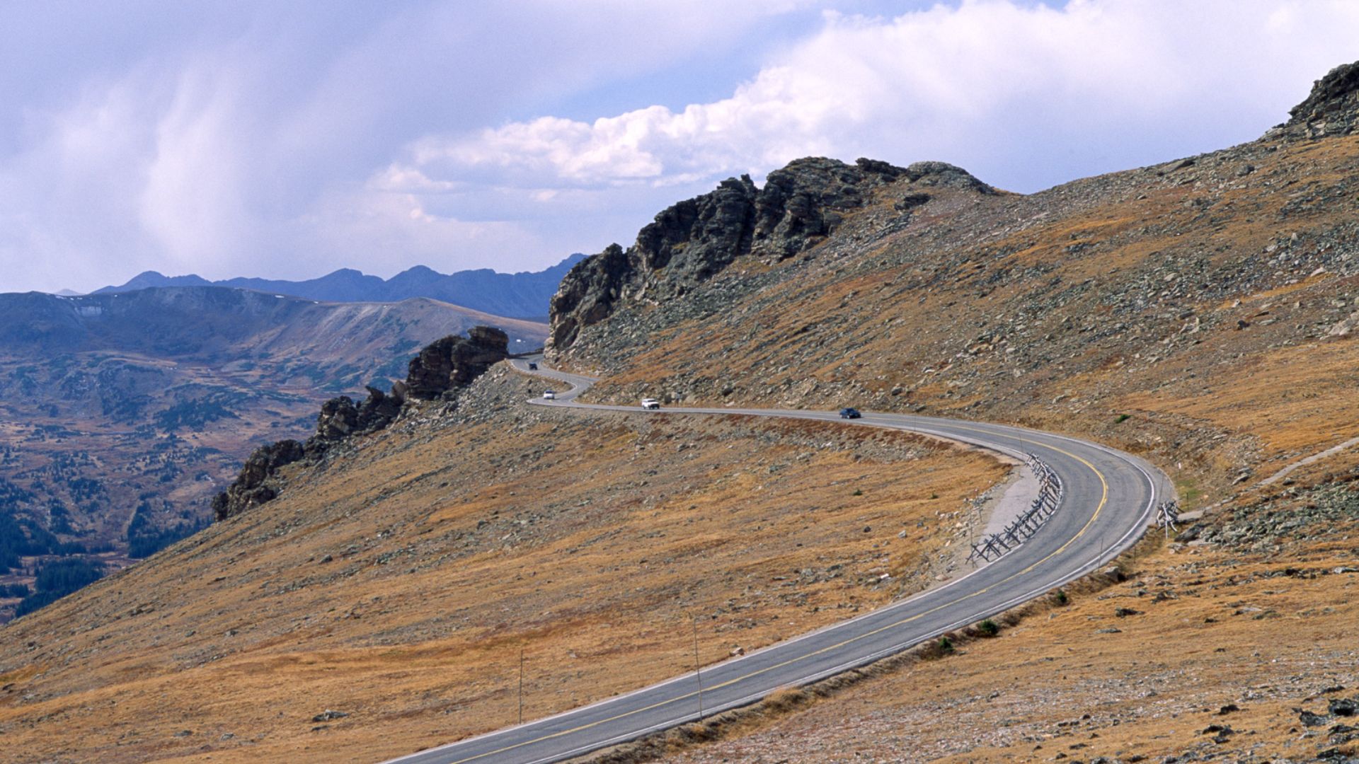 Trail Ridge Road, Rocky Mountain National Park, Rock Cut.