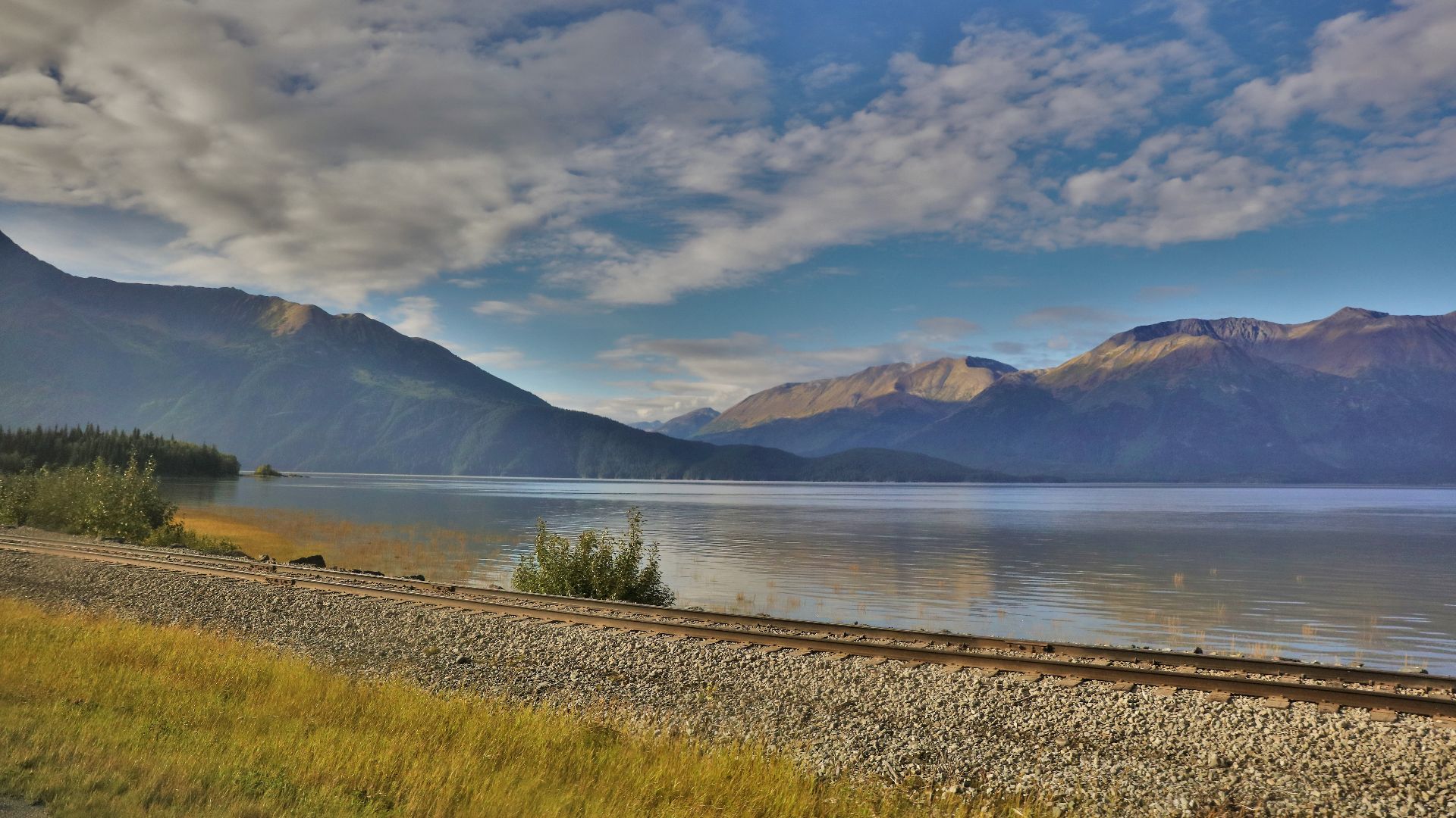 La baia di Turnagain in settembre
