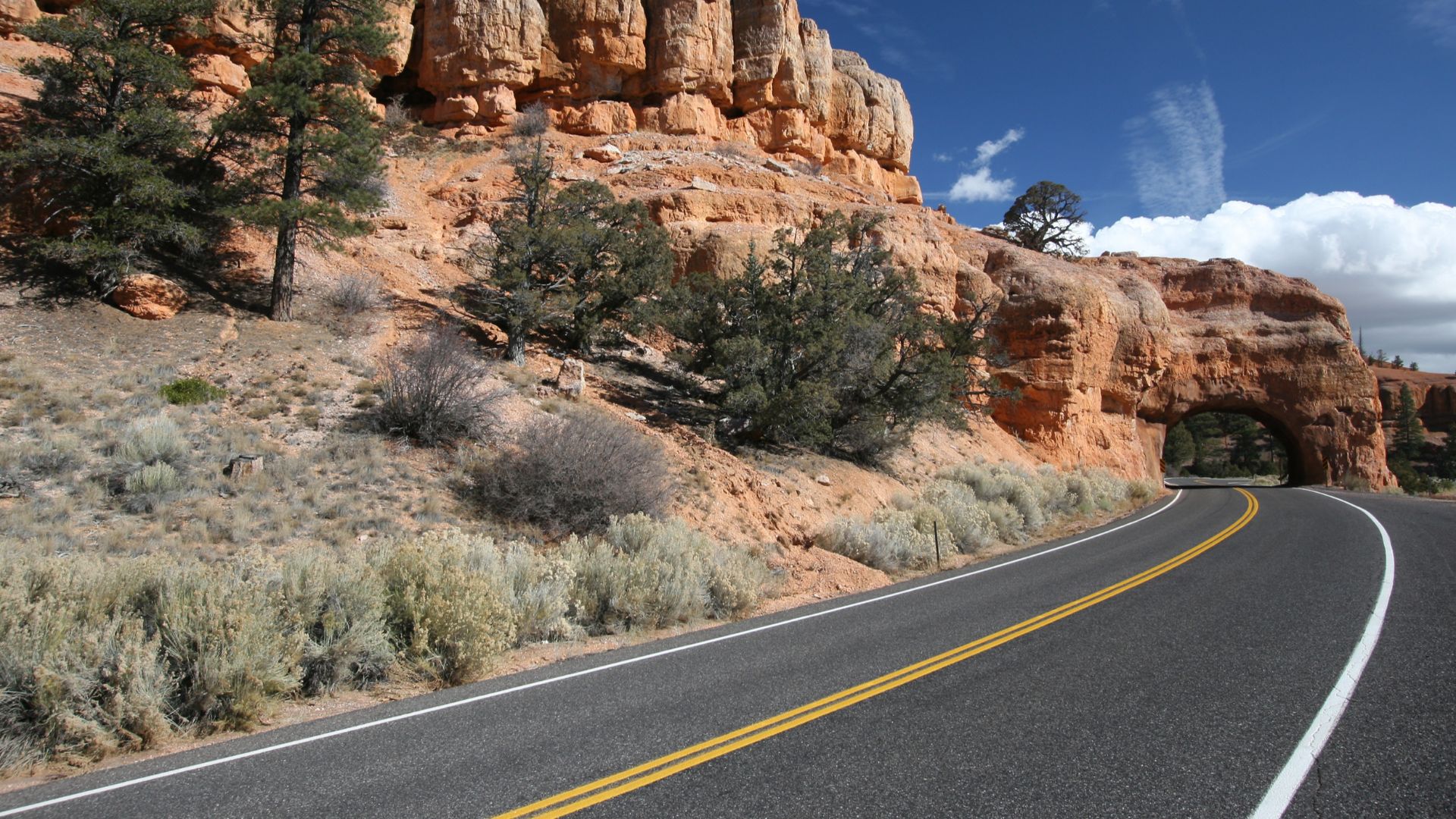 Photo on the Utah State Route 12 leading to Bryce Canyon National Park.