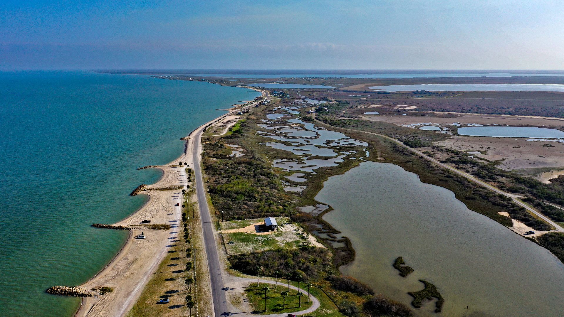 Ocean Drive to Indianola, Texas