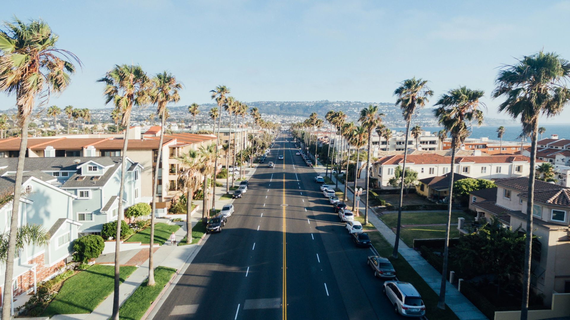 aerial photography of street
