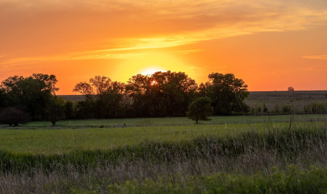 Sunset in the beautiful Midwest
