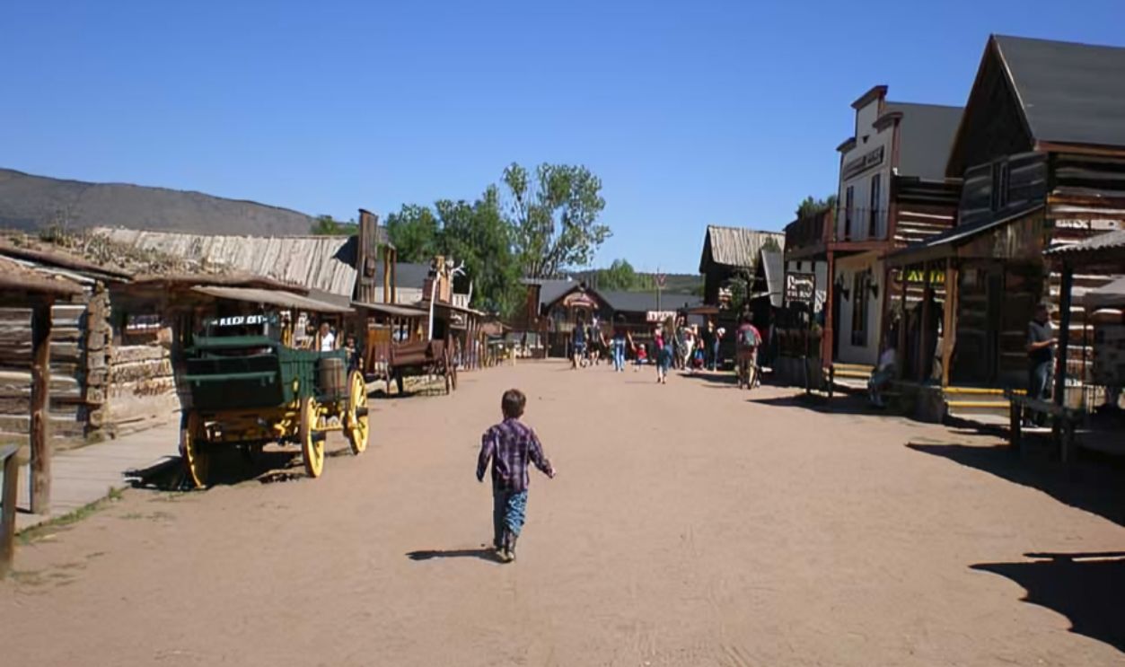 Buckskin Joe western theme park and movie set, Canon City, Colorado, USA 