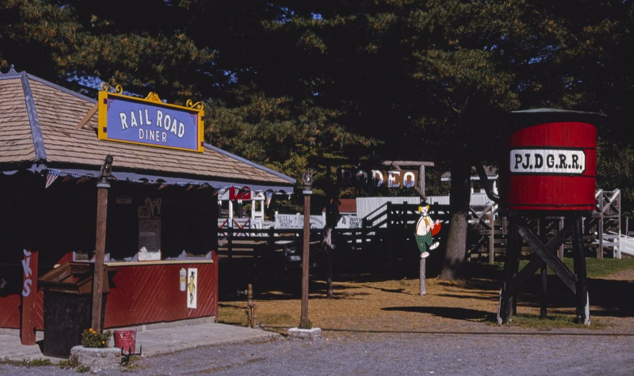  Frontier Town, North Hudson, New York. Forms part of: John Margolies Roadside America photograph archive (1972-2008)  