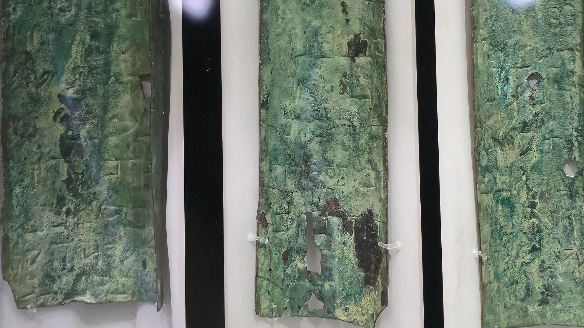Discovered in Cave Q3 at Qumran, this is the only known inscription on metal from the Dead Sea area. Roman period (first century AD)