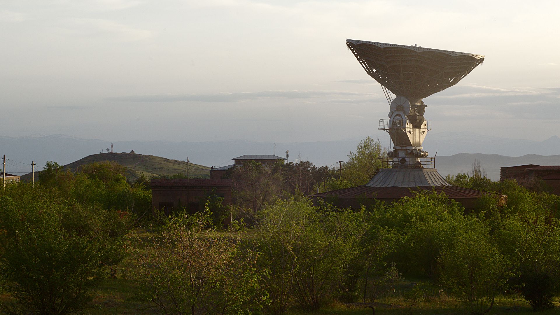 radio telescope at Ashtarak Institute of Radiophysics & Electronics
