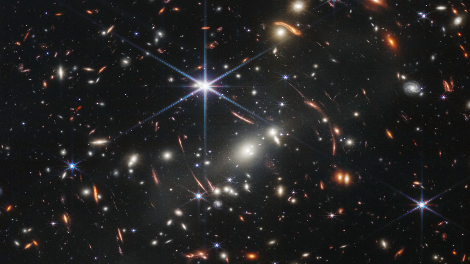 SMACS 0723-73 (1RXS J072319.7-732735, SMACS J0723.3-7327)
NASA’s James Webb Space Telescope has produced the deepest and sharpest infrared image of the distant universe to date. Known as Webb’s First Deep Field, this image of galaxy cluster SMACS 0723 is 
