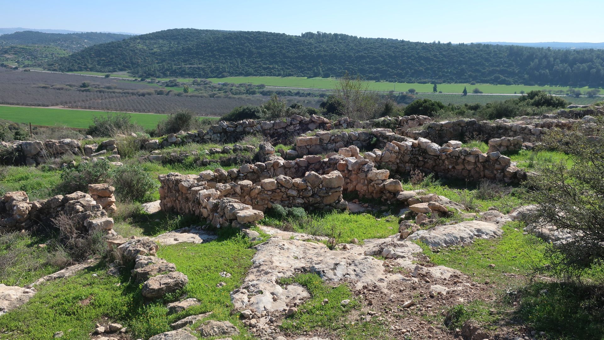 Khirbet Qeiyafa overlooking the Elah Valley