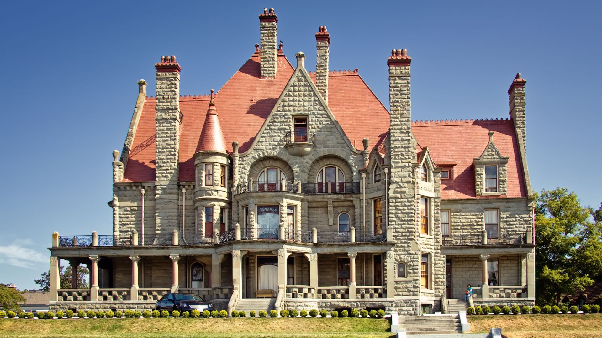 Craigdarroch Castle in Victoria, British Columbia, is a historic, Victorian-era Scottish Baronial mansion.