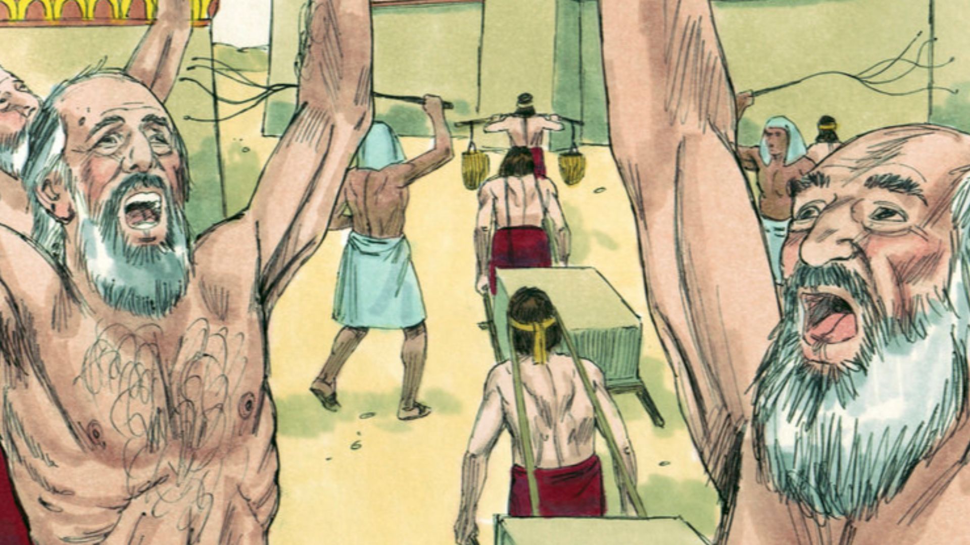 Biblical illustration of Book of Exodus Chapter 3