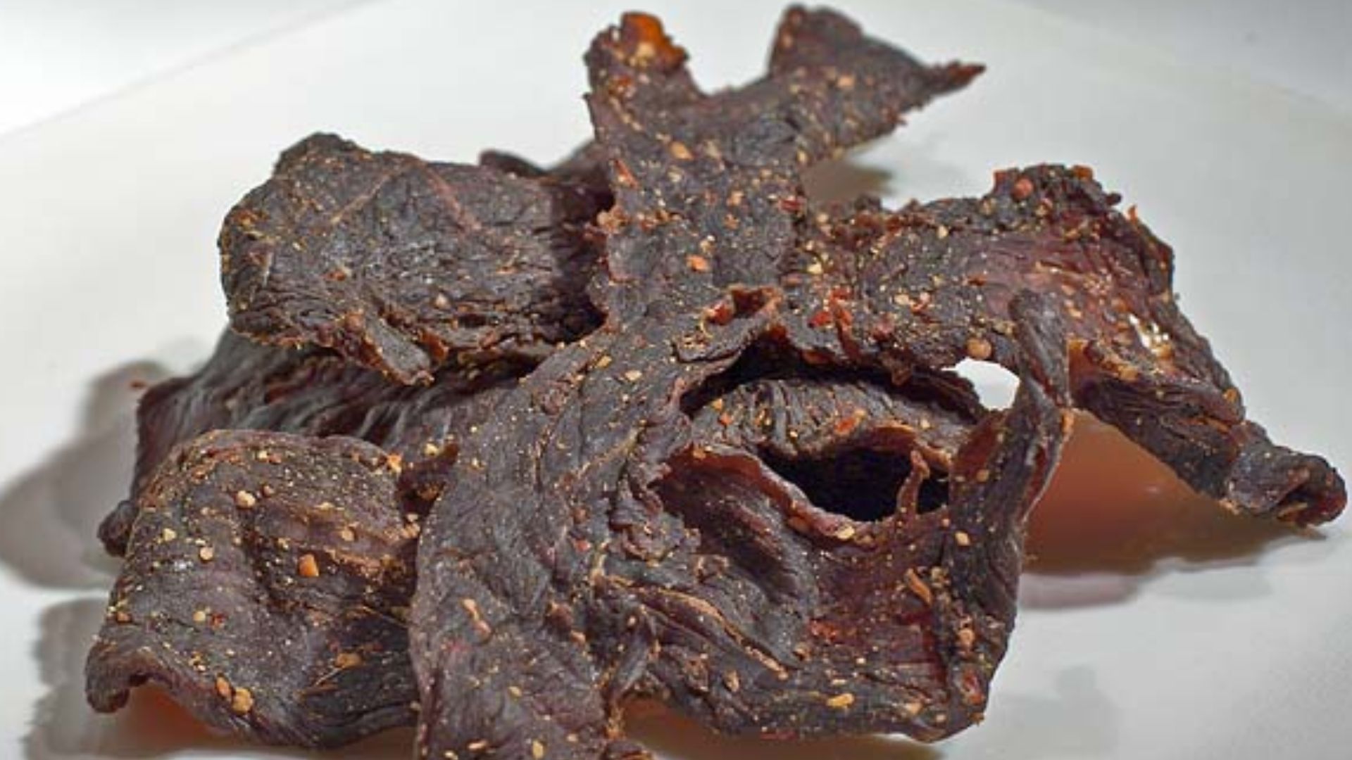 self made beef jerky made from solid strips of beef