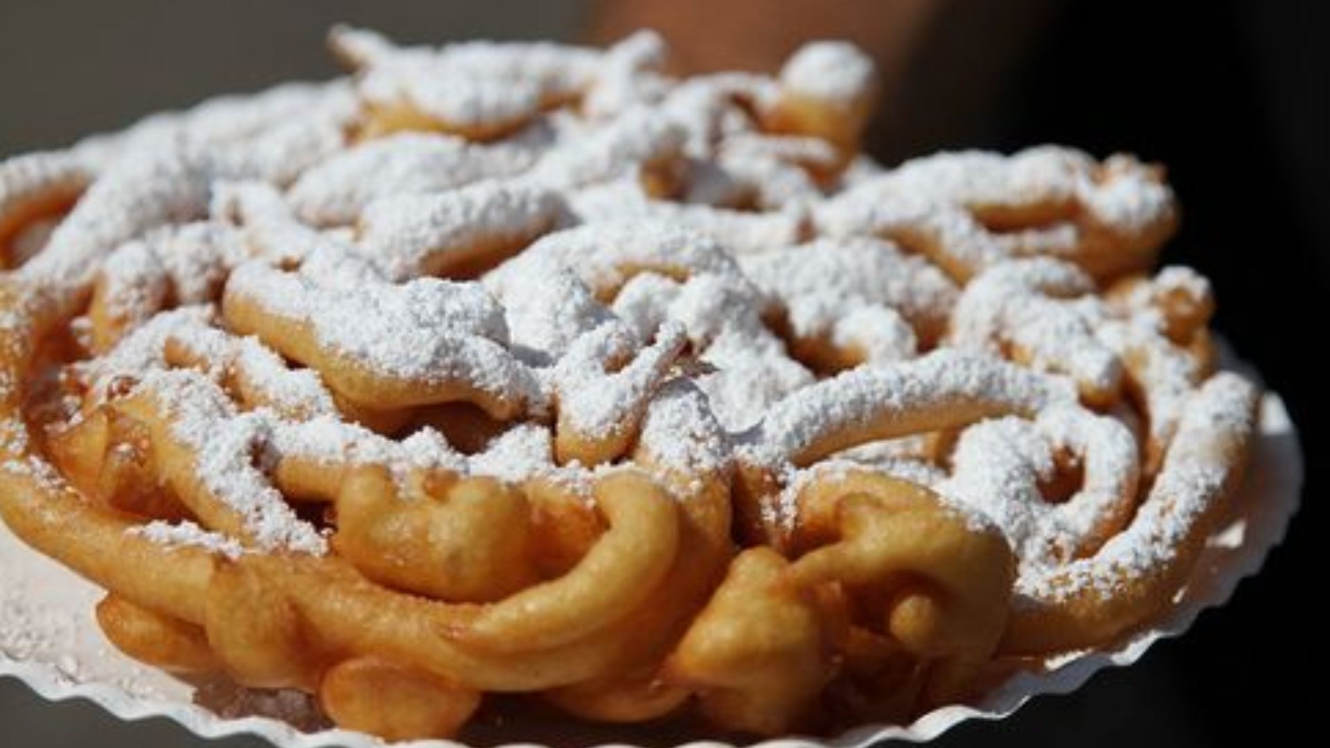 A Food they eat in tennessee called Tennessee Funnel Cakes
