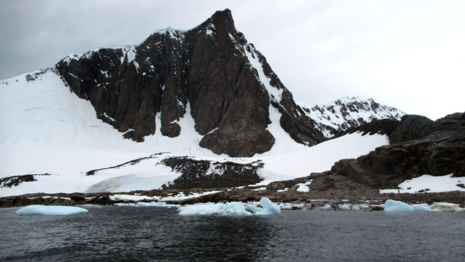 Red Rock Ridge is a prominent reddish-colored promontory facing the west side of Marguerite Bay near Stonington Island, Antarctica.
