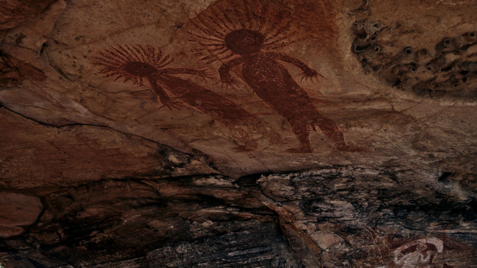 Keep-River-Nationalpark, Aboriginal Rock Paintings at Nganalam Rock Art Site