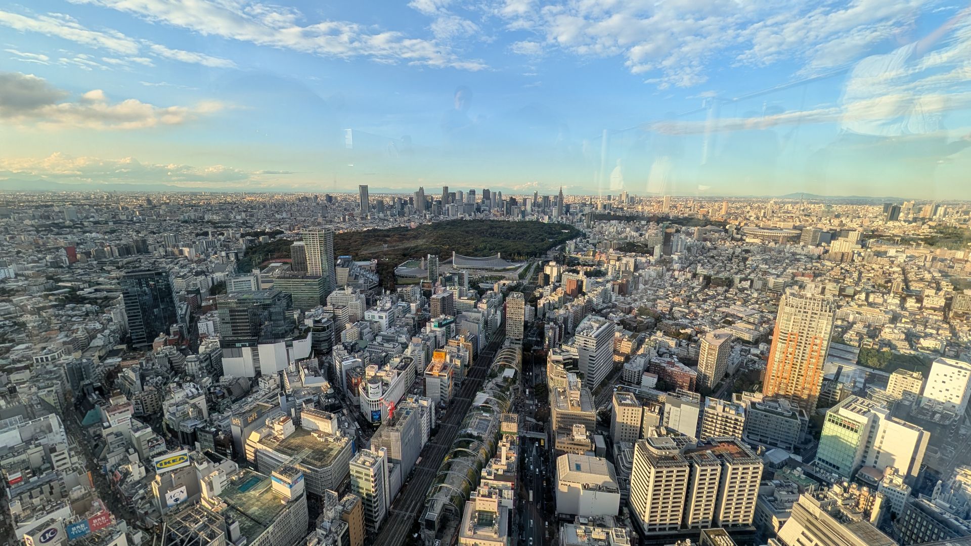 A view of Tokyo city from Shibuya Sky, Tokyo, Japan
