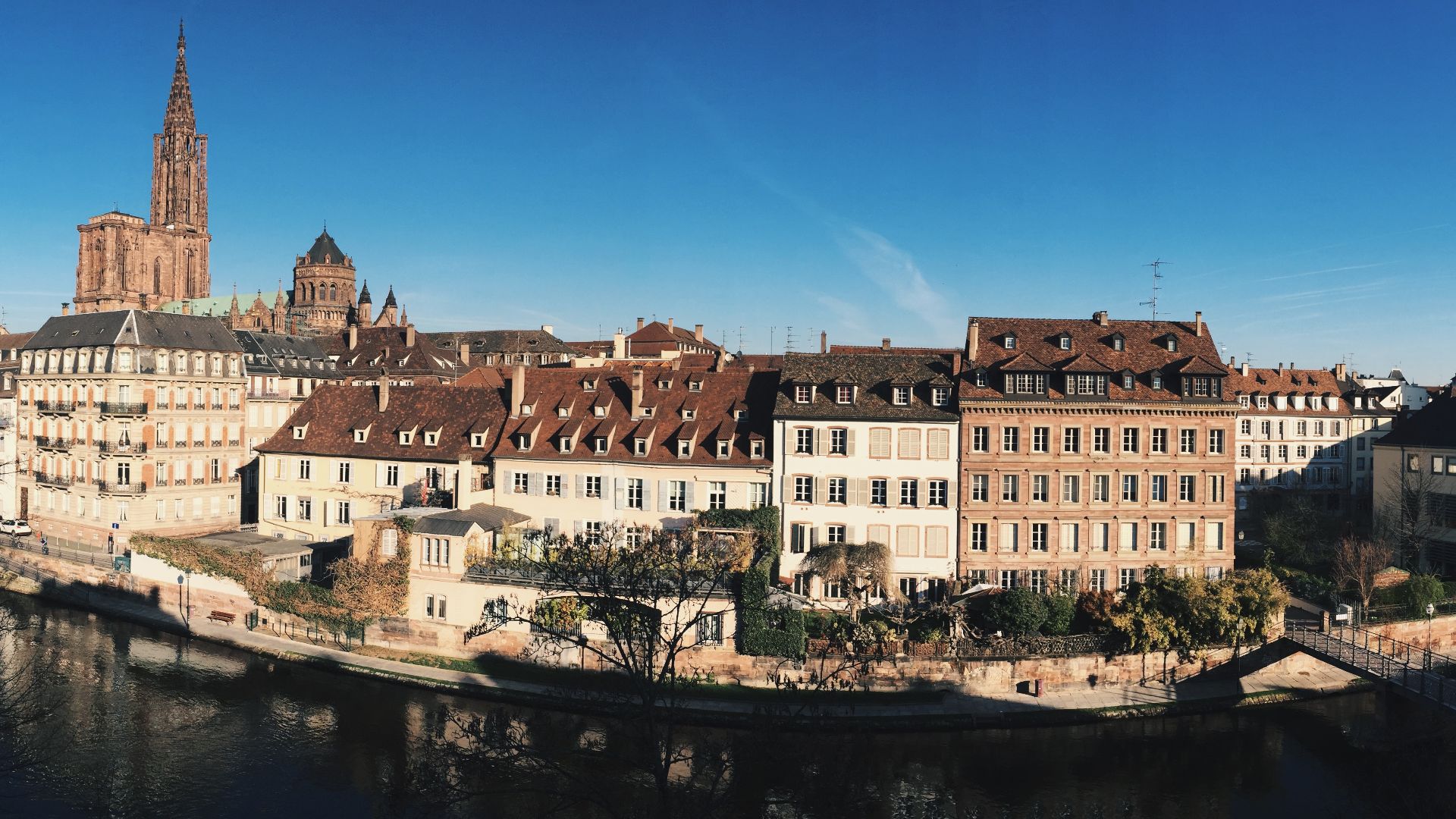 Strasbourg old town panorama, 2018
