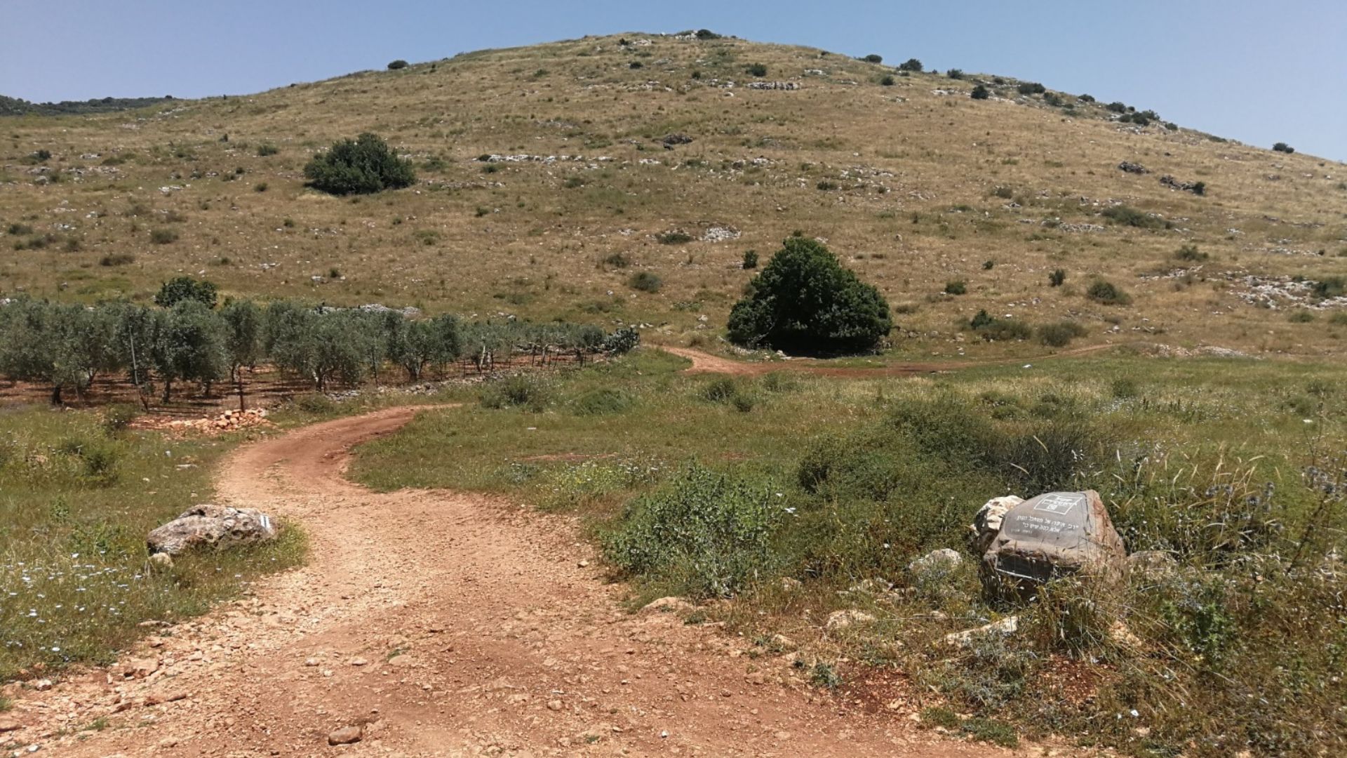 אבן דרך שביל הסנהדרין
