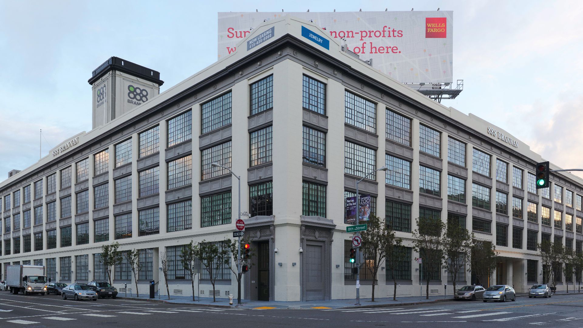 A building in San Francisco. The building contains the AirBnB North American headquarters.
