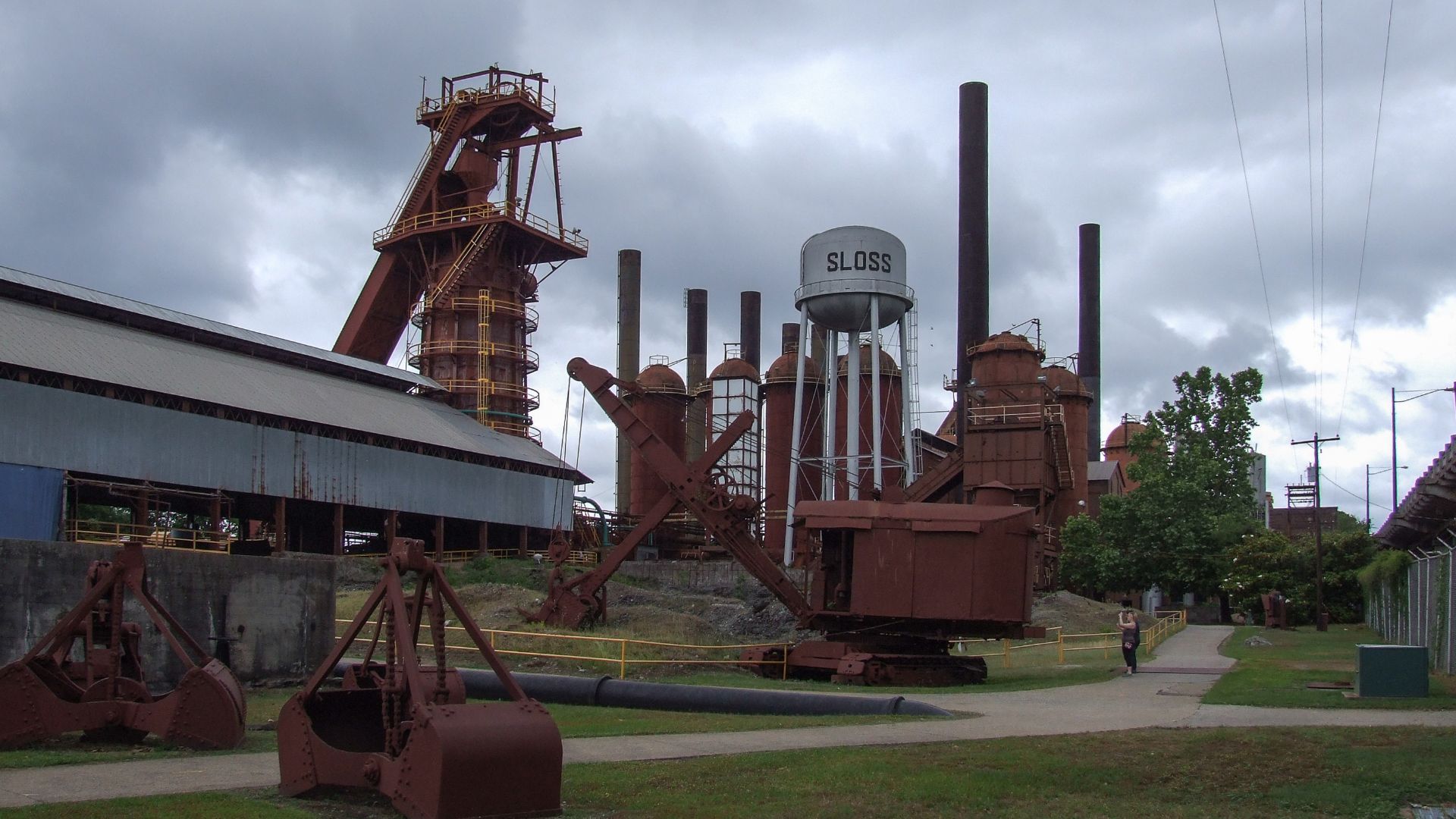 Sloss Furnaces, stillgelegtes Roheisenwerk in Birmingham, Alabama, USA.