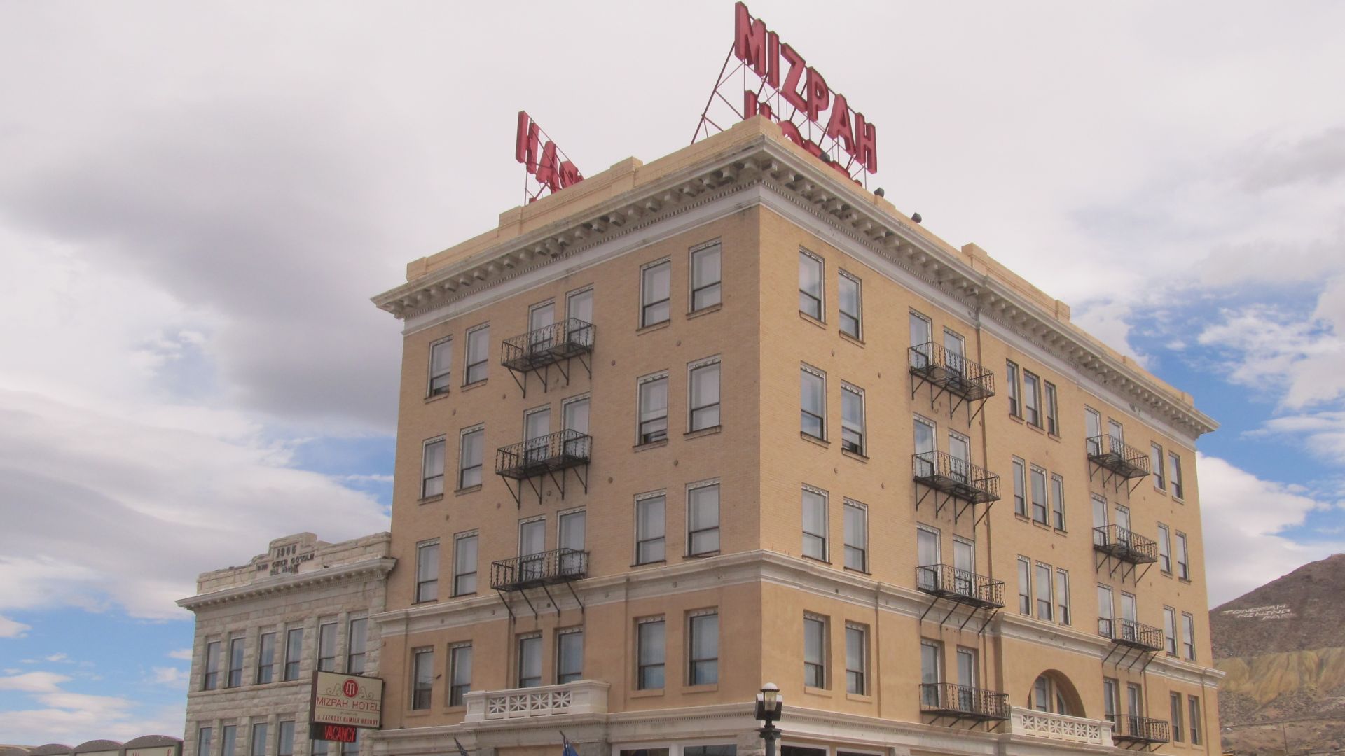 Mizpah Hotel — in Tonopah, Nevada.