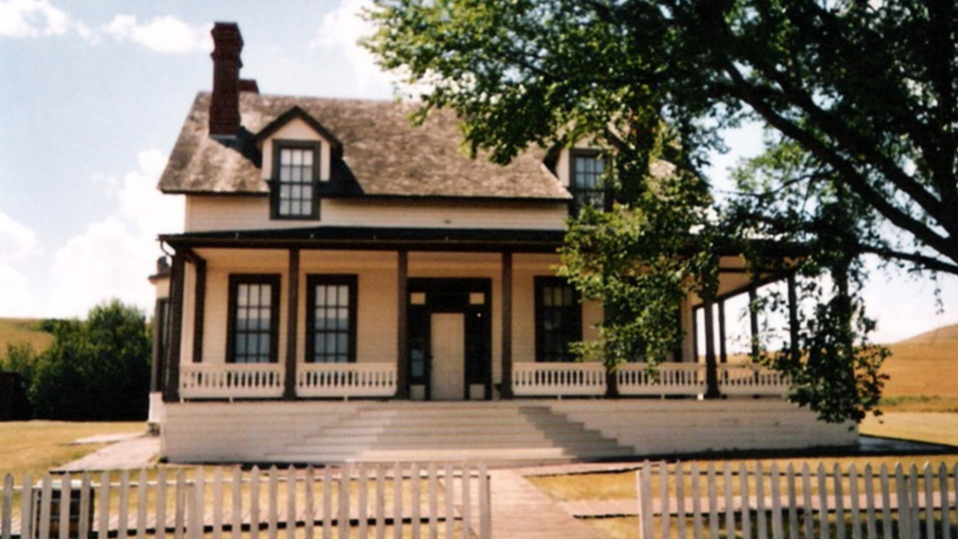 Reproduction of the Custer House at Ft. Abraham Lincoln south of Bismarck, North Dakota