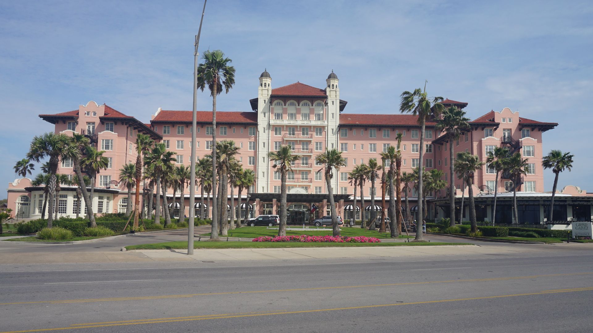 The Hotel Galvez in Galveston, Texas (United States).