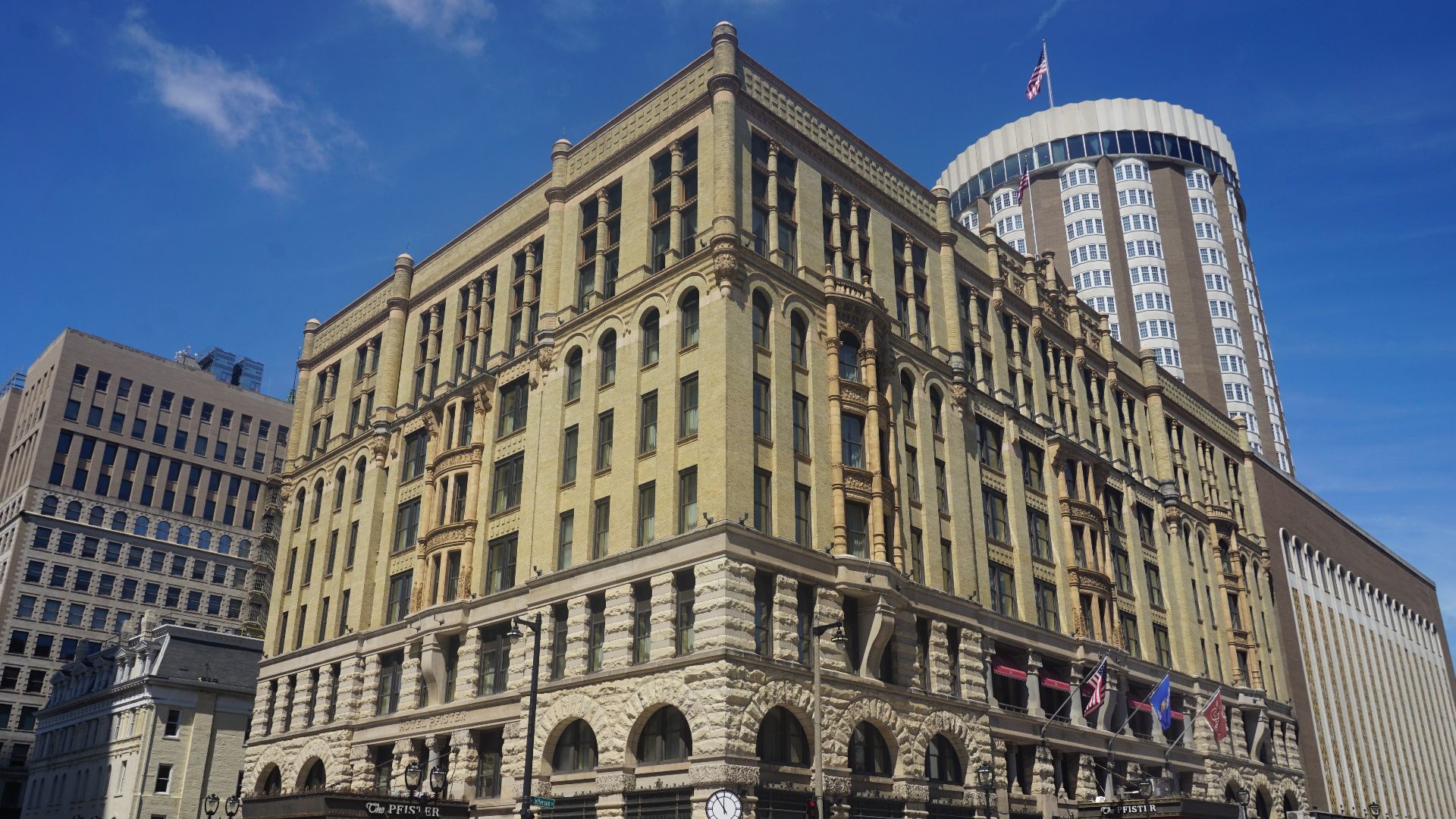 The Pfister Hotel in Milwaukee, Wisconsin (United States).