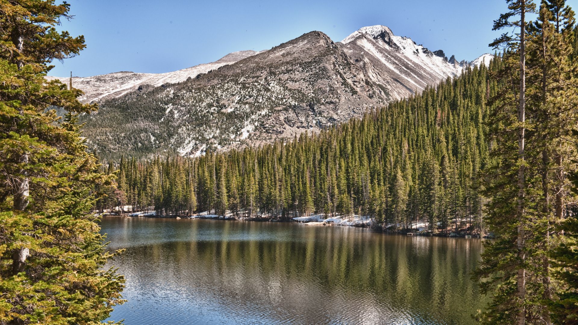 Mills Lake, Glacier Gorge, Rocky Mountain National Park, Colorado