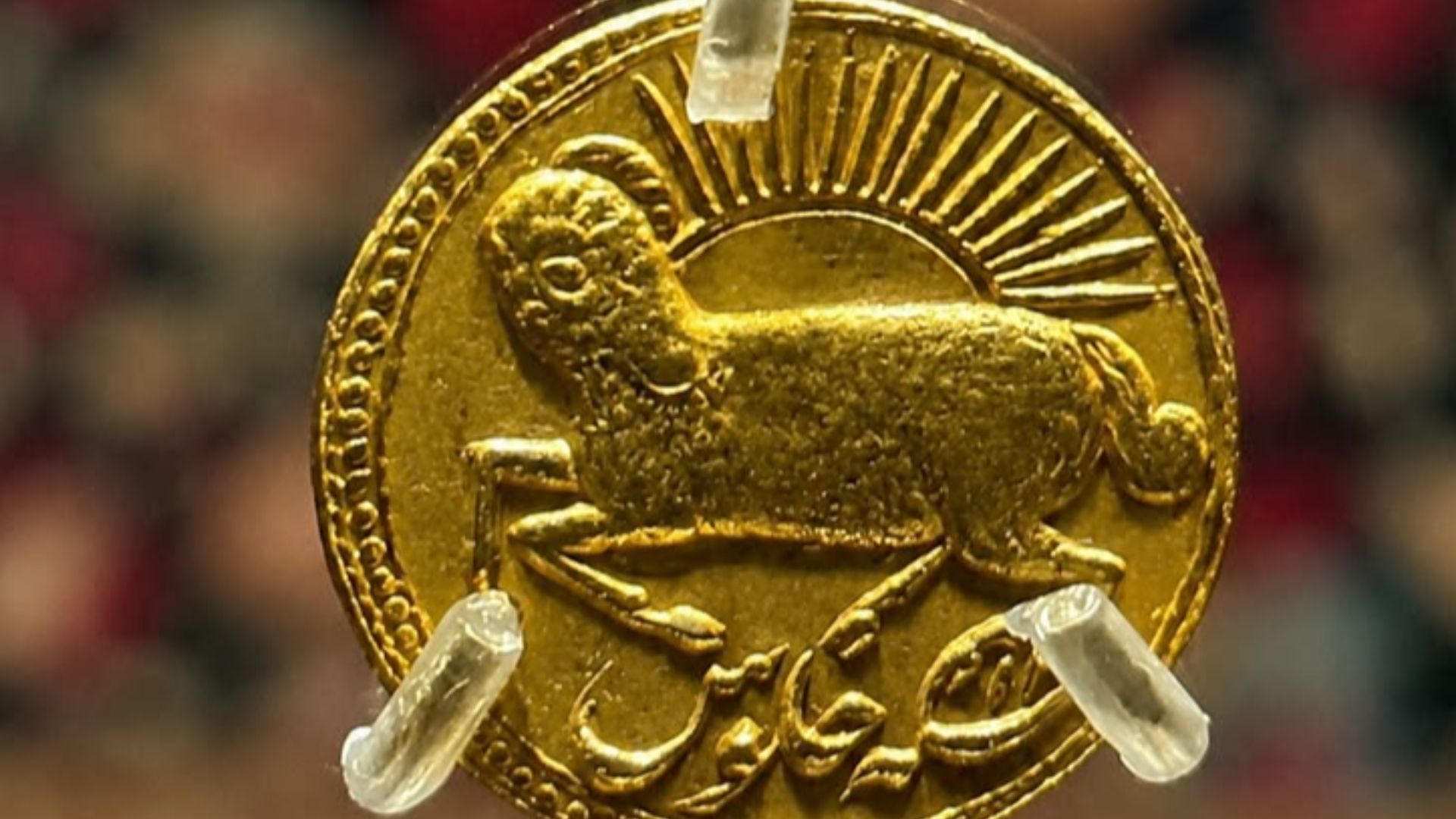 Aries, zodiac coin of Jahangir, Agra, 1618-23 CE, Ashmolean Museum, Oxford