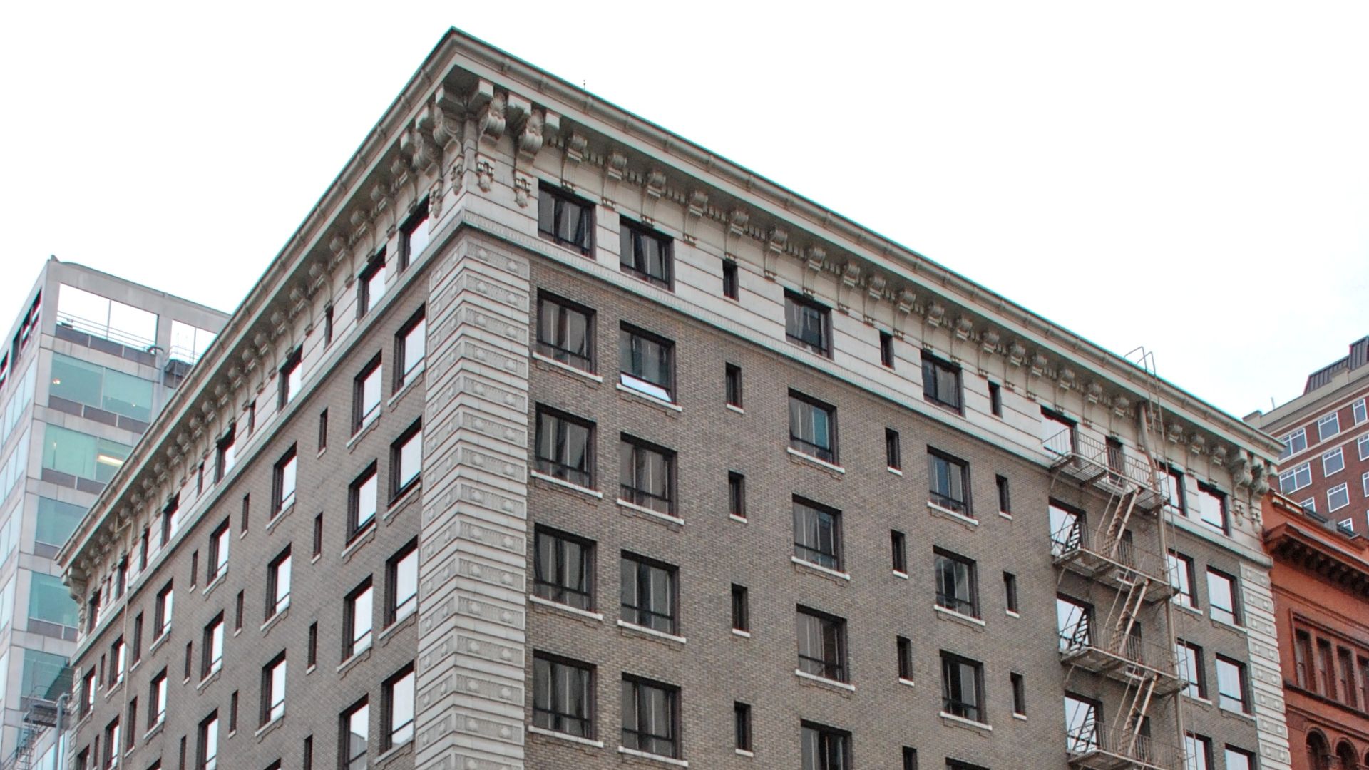The historic New Imperial Hotel (built 1909–10), which was renamed Hotel Lucia in 2002 and is located at 400 SW Broadway in Portland, Oregon, United States, is listed on the US National Register of Historic Places.NRHP reference number 03001068