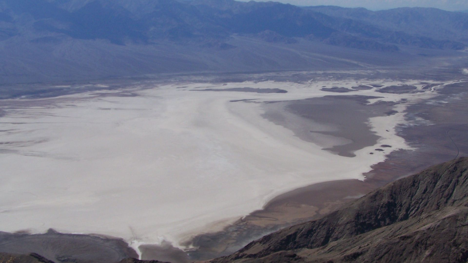Badwater Basin taken from Dante's View Overlook, Death Valley NP, CA
