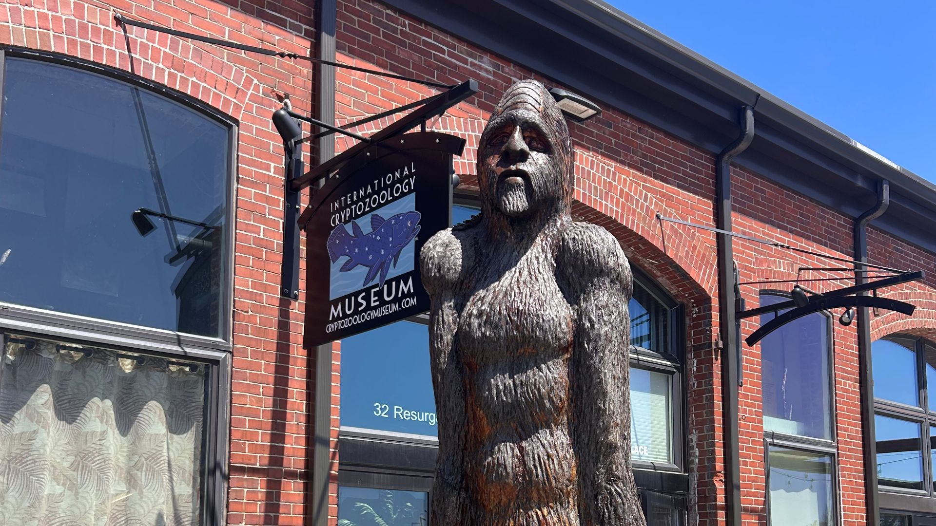 Front entrance of the International Cryptozoology Museum