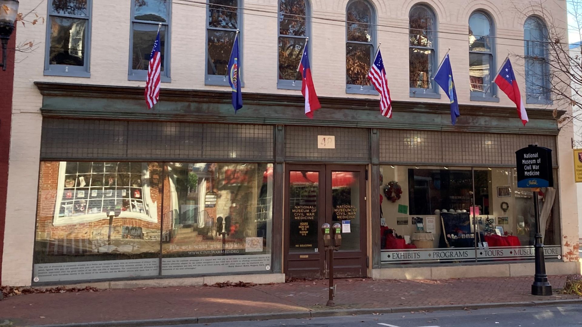 Updated photo of the National Museum of Civil War Medicine after the logo has changed