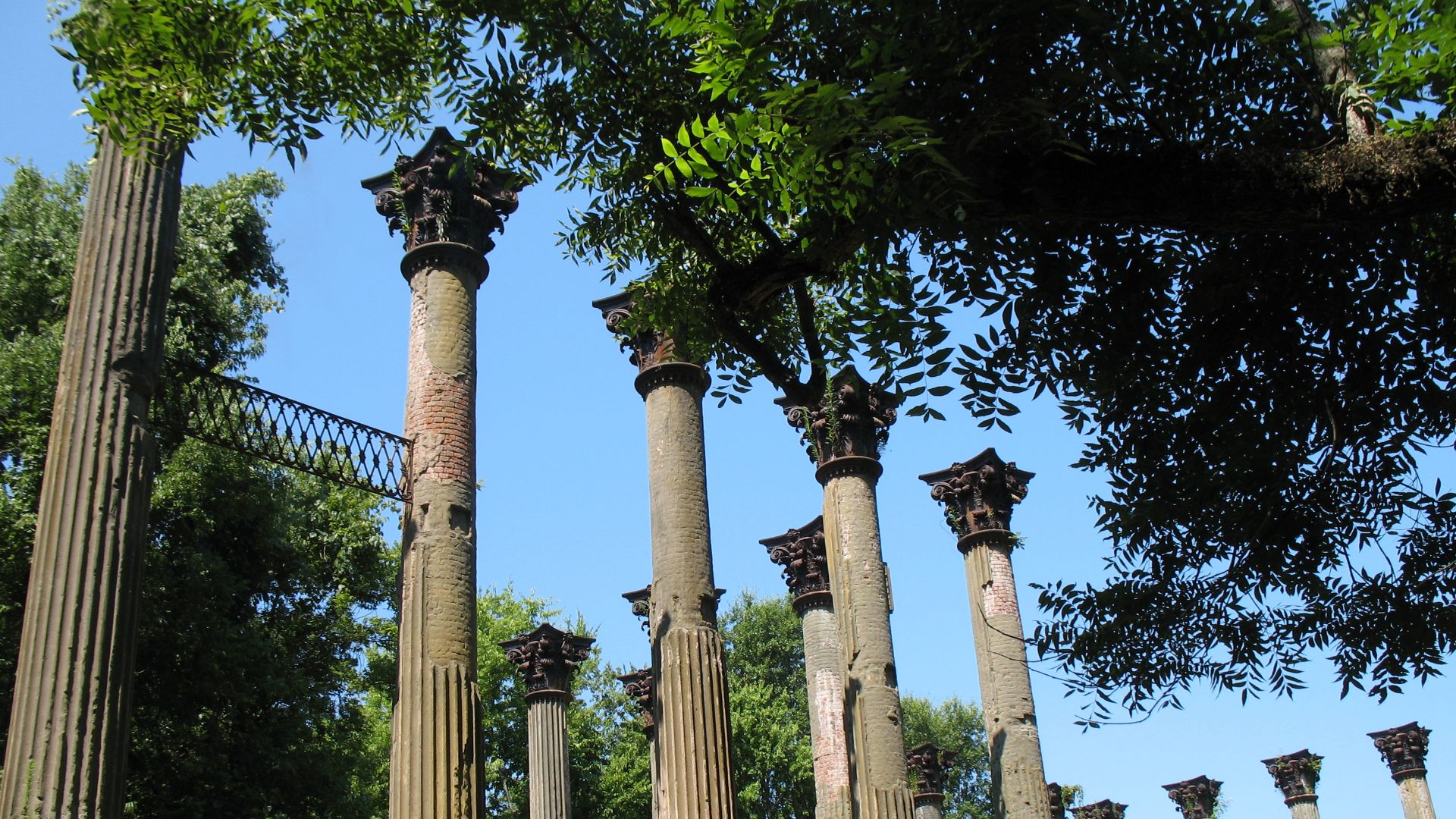 I had not intended to take more pictures of the Windsor Ruins, having taken some last summer.  But I was back there last week and couldn't resist taking a few more. It's sort of like Hiroshige's 36 views of Mt. Fuji -- there are at least that many angles/