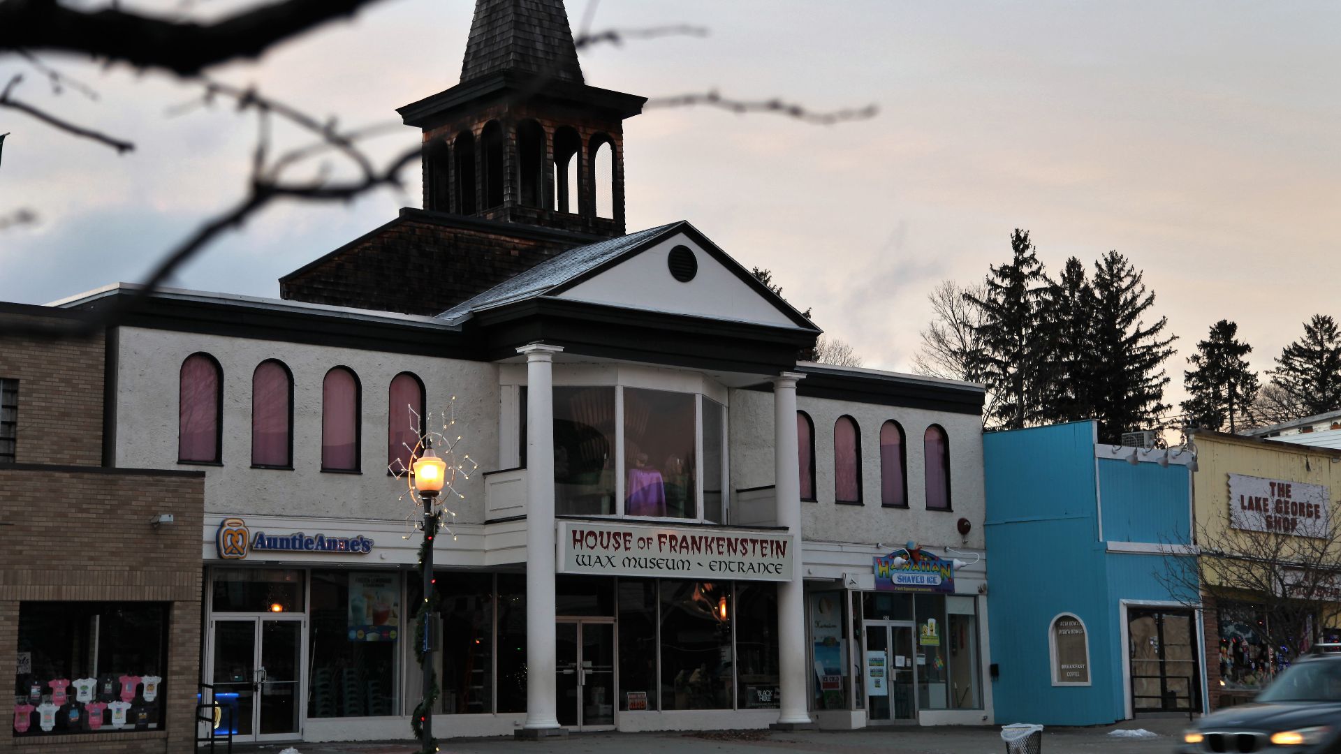 House of Frankenstein Wax Museum on Canada Street in the village of Lake George, Jan. 3, 2022. Photograph by Tyler A. McNeil.
