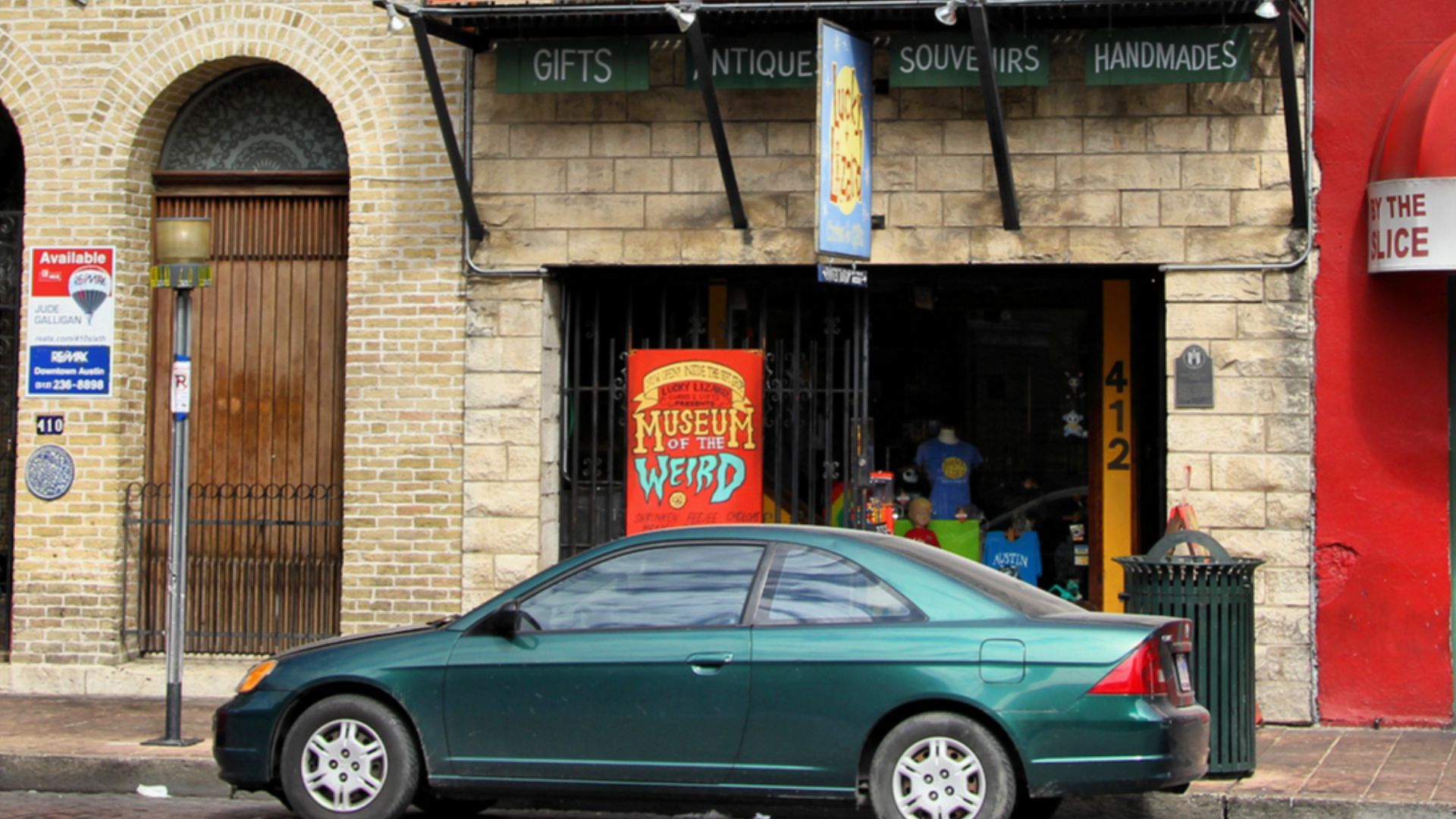 Museum of the Weird on East Sixth Street in Austin, Texas, United States.