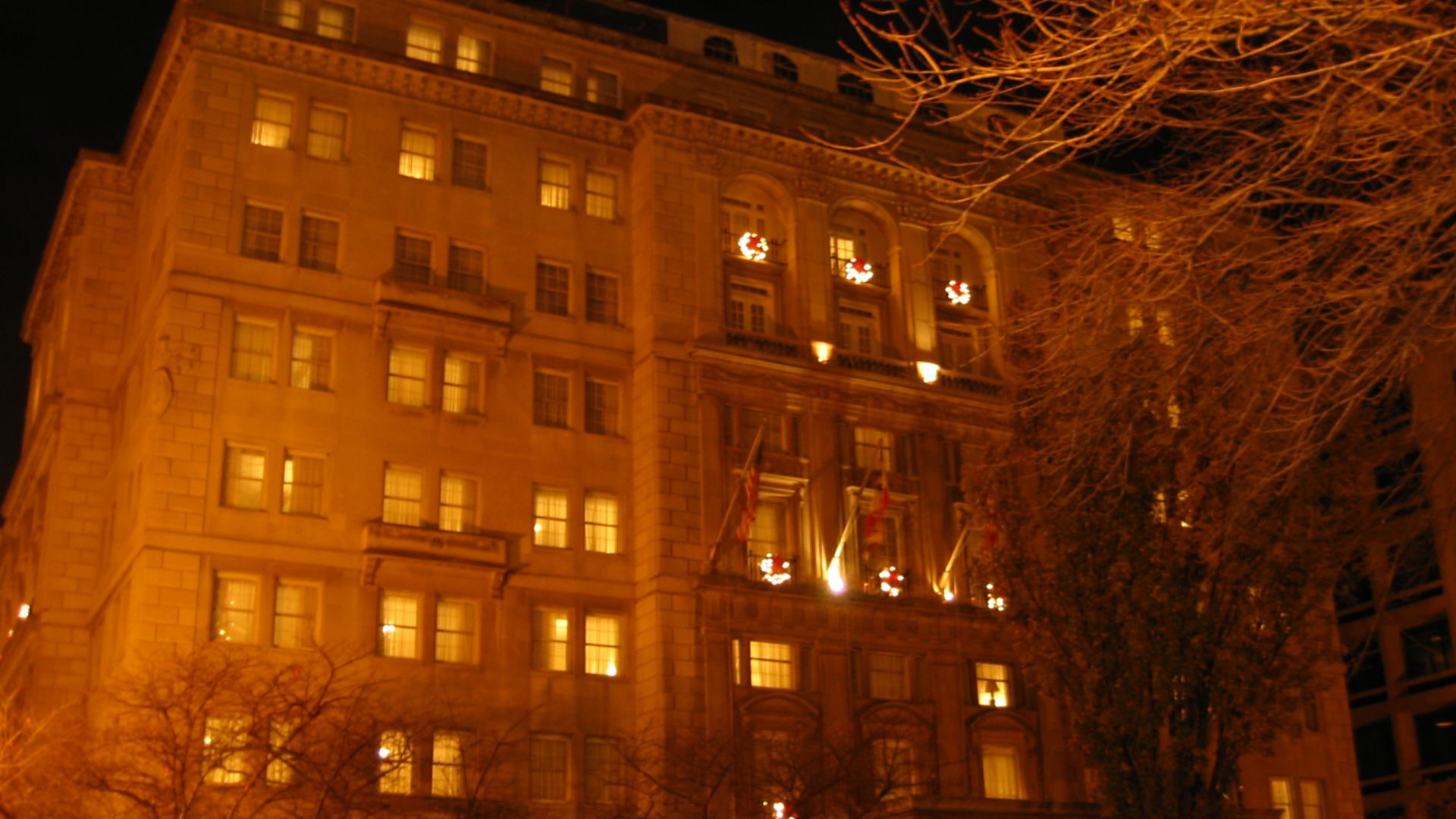Hay Adams Hotel, located in Washington, D.C., across Lafayette Park from the White House.