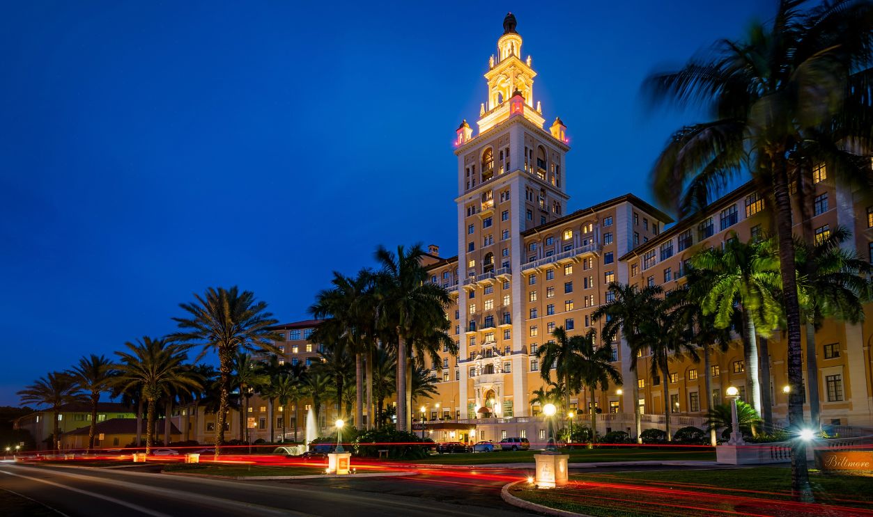 MIAMI - CIRCA APRIL 2013: The Biltmore Hotel circa April 2013.  It was designated a National Historic Landmark in 1996