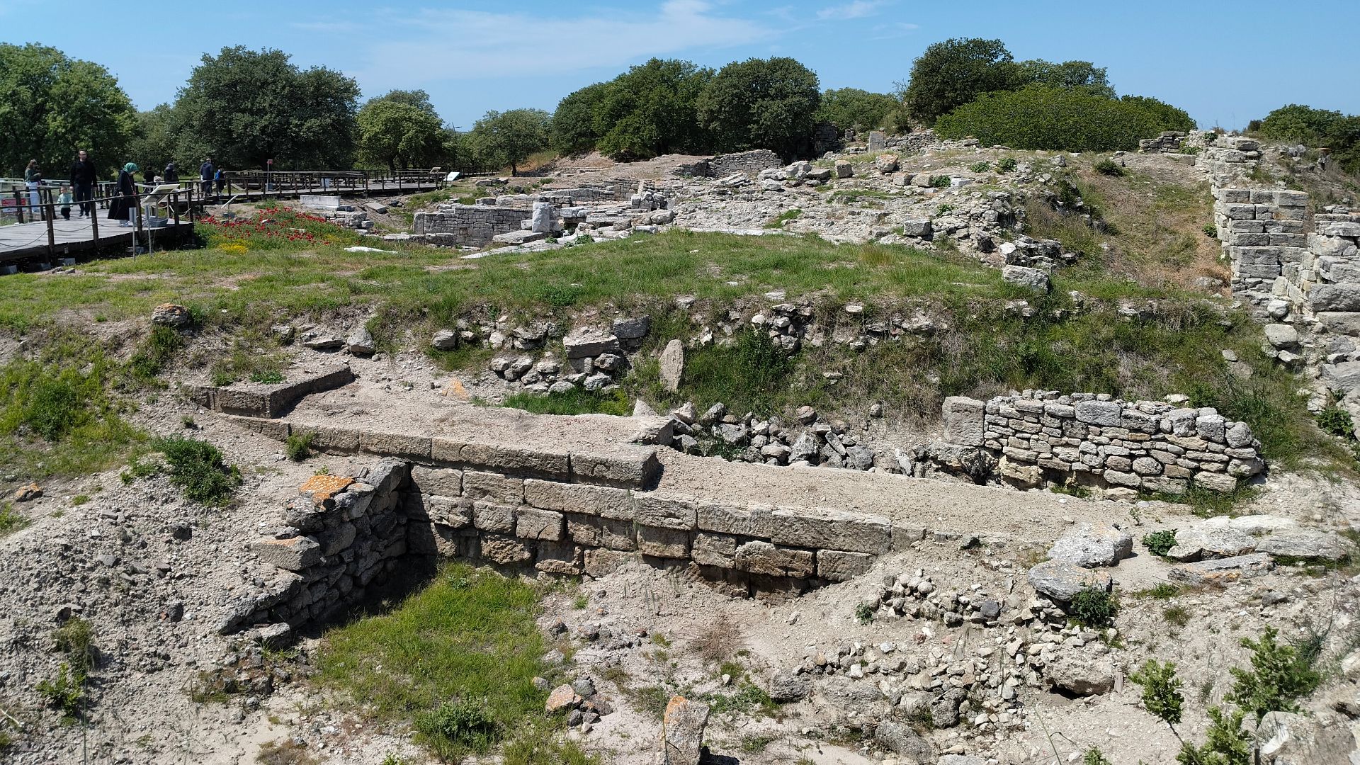 Hisarlık - believed to be the site of the ancient city of Troy