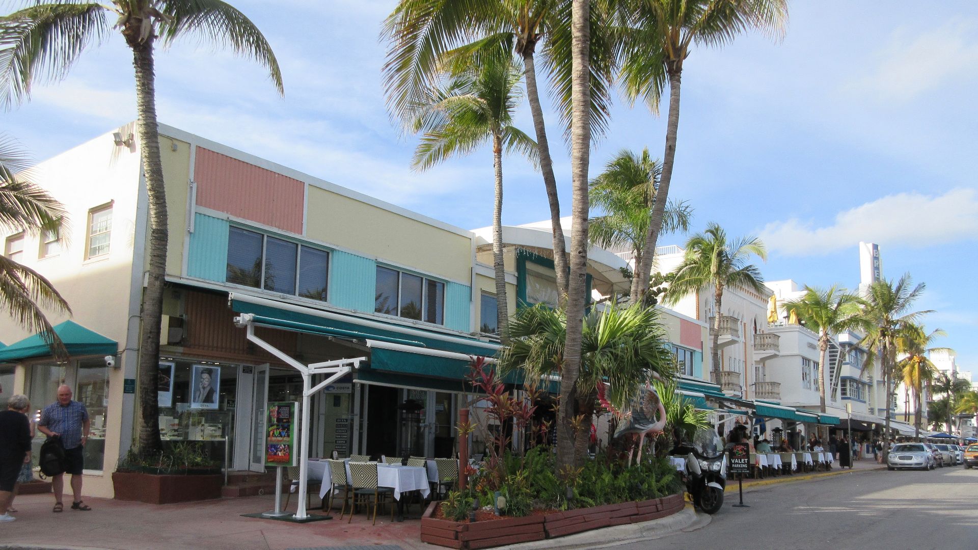 South Beach Ocean Drive Strip, Miami Beach Florida, January 2018