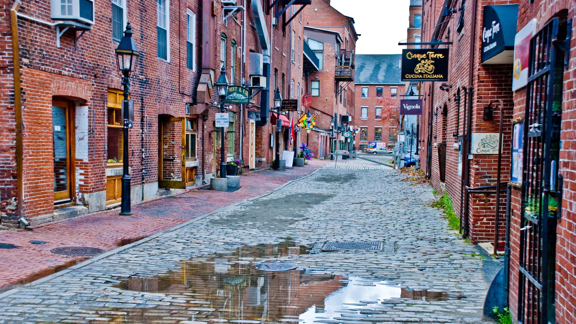 Old Port in Portland, Maine courtesy of PhilipC's photostream