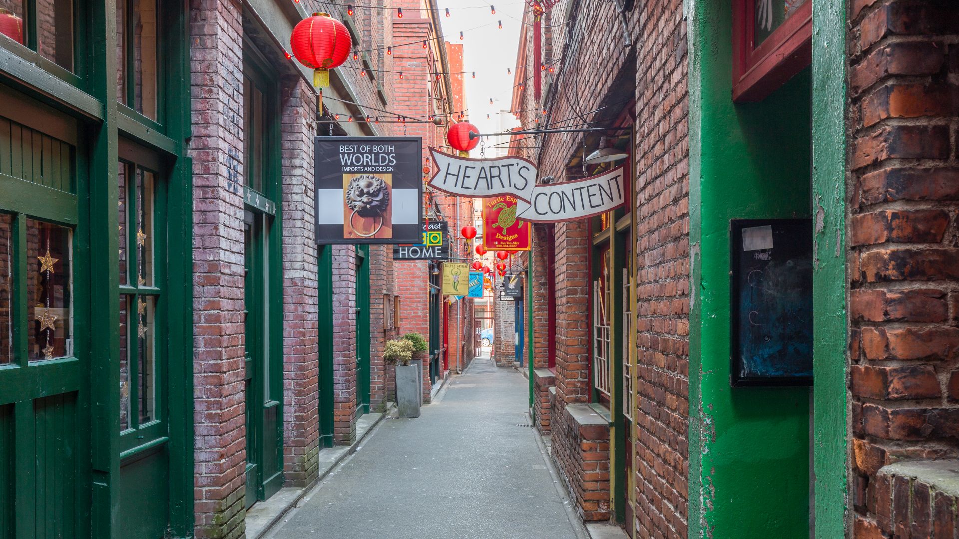 Fan Tan Alley, Victoria, British Columbia, Canada